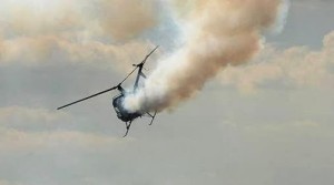 Helicopter-crash