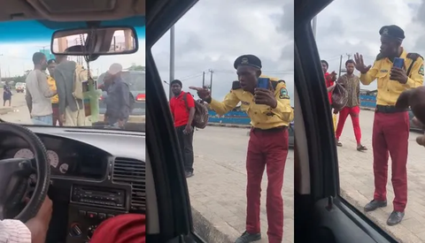 LASTMA stops young man from boarding bus because he “dressed like yahoo boy” (Video)-tsbnews.com7