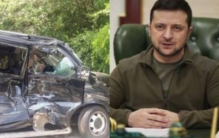 Ukraine President, Zelensky Involved in Car Accident
