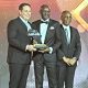 L-R: Head of Private Clients, SASFIN Wealth, South Africa, Flynn Robson; Chief Financial Officer, Zenith Bank Plc, Dr. Mukhtar Adam; and Chairman, BSG, South Africa, Mteto Nyati during the presentation of the CFO of the Year Award to Dr. Mukhtar Adam at the 11th All Africa Business Leaders Awards (AABLA) in partnership with CNBC Africa, held at the King’s Ballroom, Sun City, South Africa at the weekend.