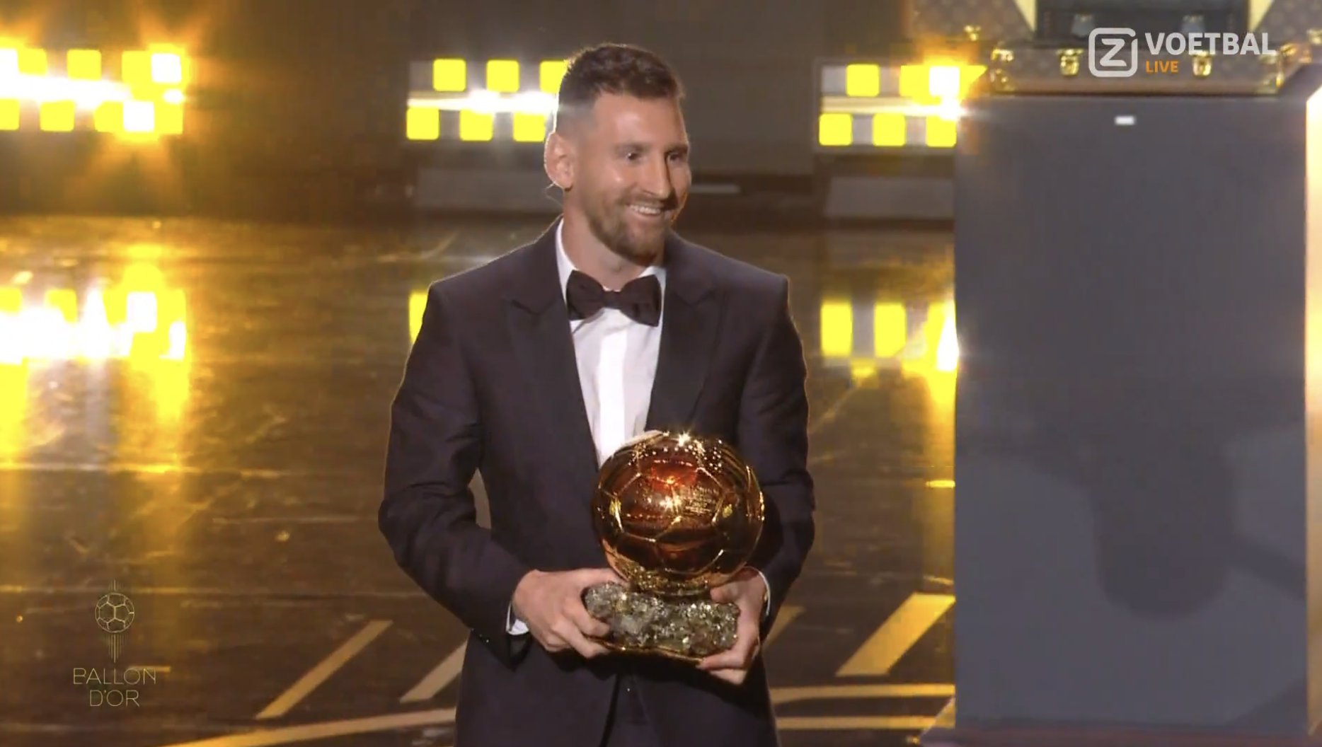 Messi wins record eighth Ballon d’Or