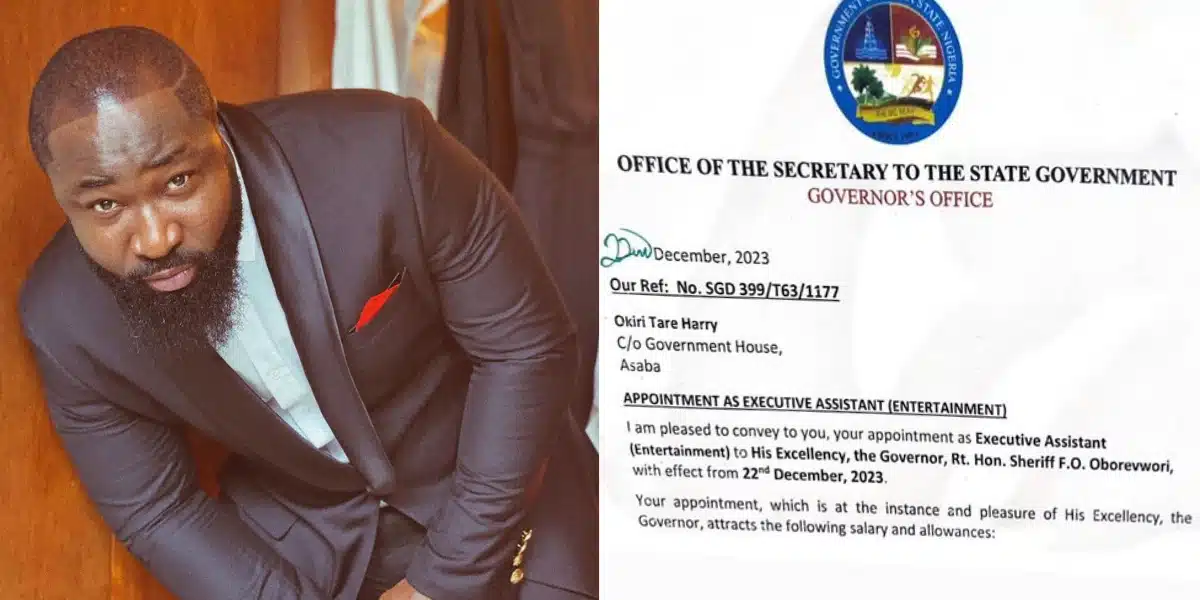 Harrysong appointed as aide to Delta state governor