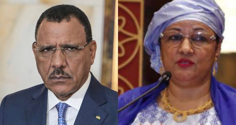 Ousted Niger President Bazoum’s wife