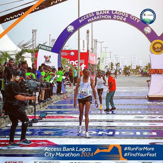 Bernard Sang wins 2024 Lagos City Marathon