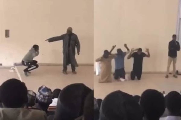 Dangote University suspends lecturer who asked student to do frog jump (Video)