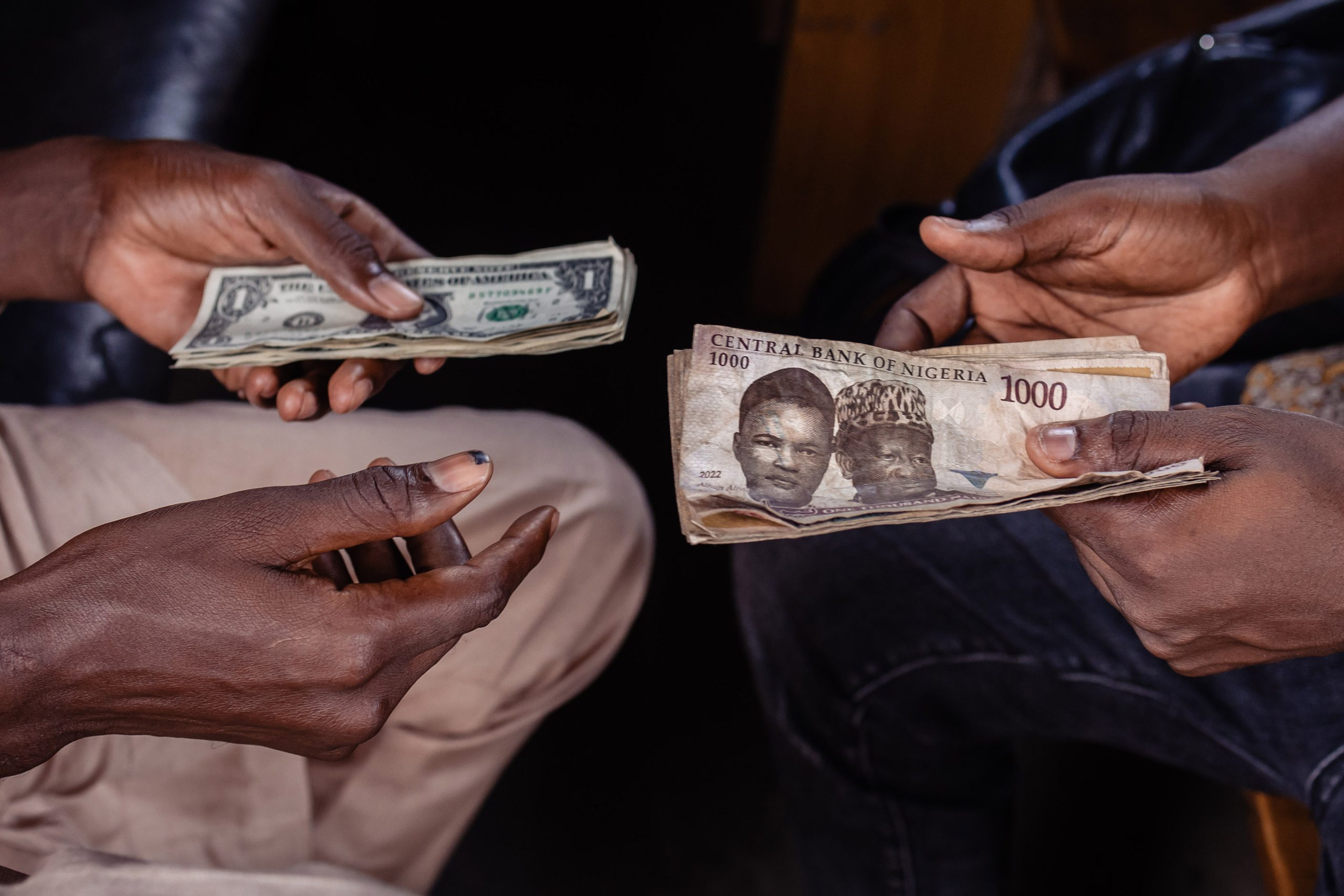 Money Exchangers in Lagos, Nigeria