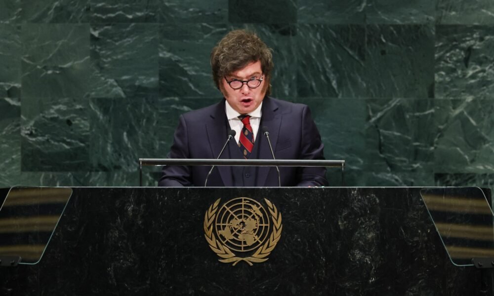 Argentina President Javier Milei addresses UN General Assembly