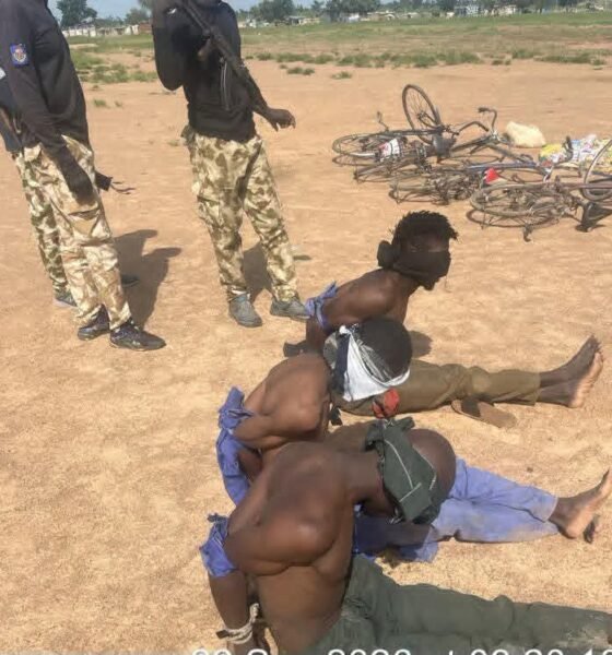 Operation HADIN KAI troops during counter-terrorism operations in Yobe