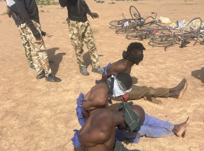 Operation HADIN KAI troops during counter-terrorism operations in Yobe