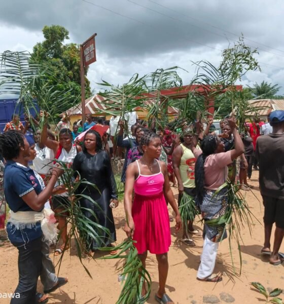 Benue residents protest reported abduction of 18 mourners