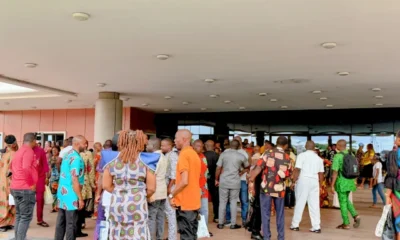 Delta NLC workers protest at state secretariat in Asaba