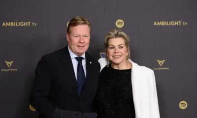 Ronald Koeman and his late wife Bartina Koeman