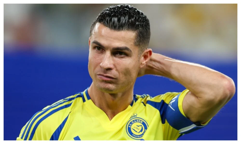 Cristiano Ronaldo in action for Al-Nassr