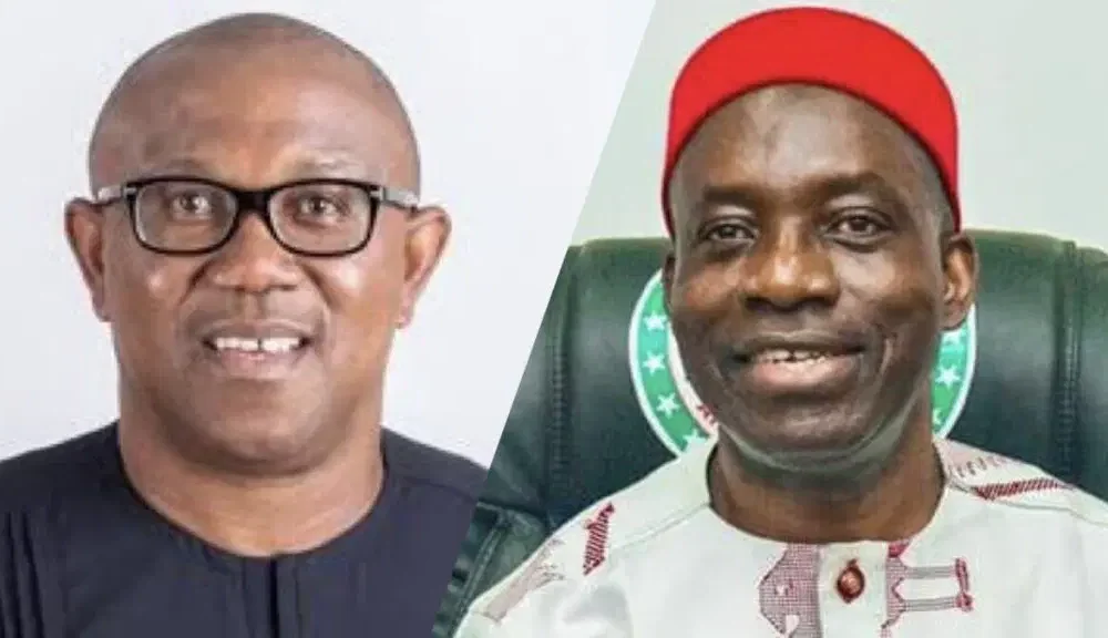 Peter Obi amid dispute over Anambra loans and FAAC deductions