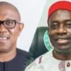 Peter Obi amid dispute over Anambra loans and FAAC deductions