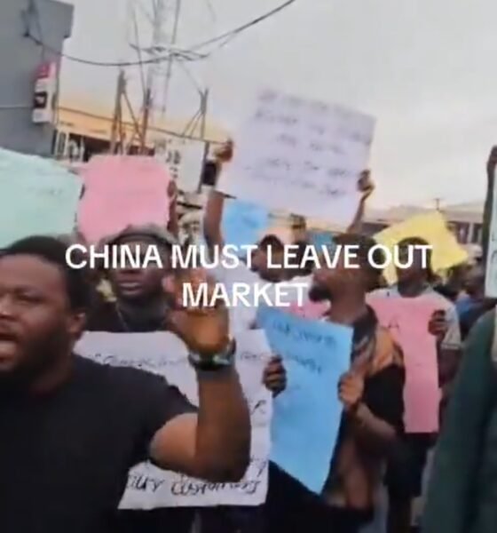 Lagos traders protest alleged involvement of Chinese nationals in retail trading