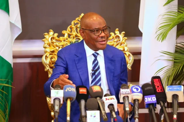 Nyesom Wike speaks amid Rainbow Coalition dispute with APC governors