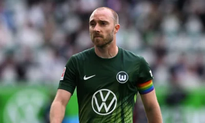 Christian Eriksen leaves Wolfsburg while recovering in Denmark