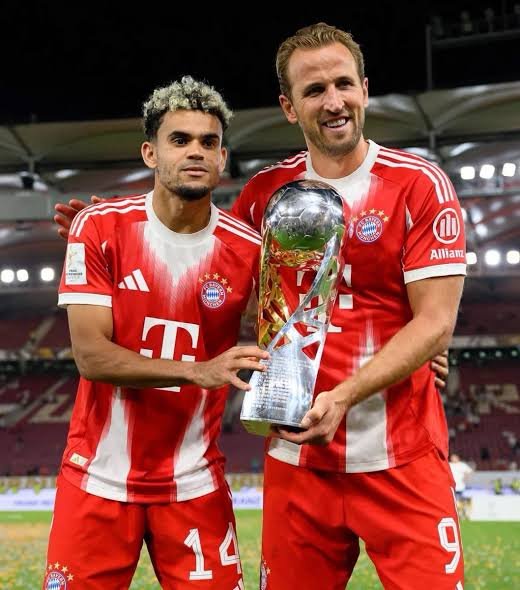 Harry Kane and Luis Diaz at Bayern Munich