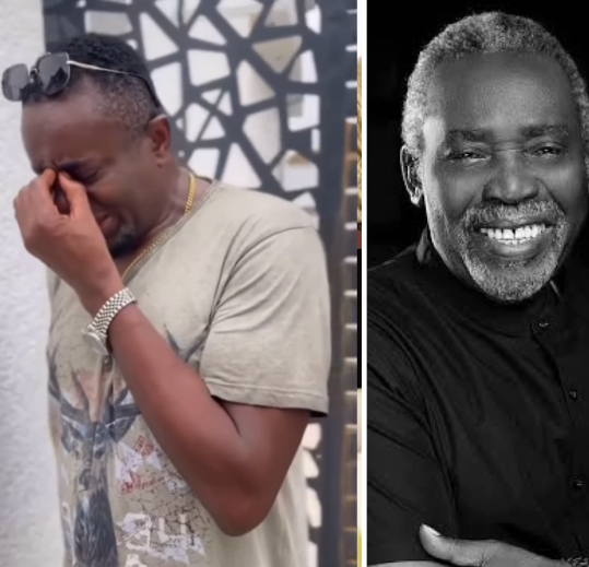 Emeka Ike reacts emotionally to Olu Jacobs death